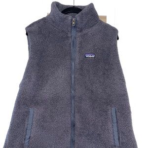 Patagonia Women’s Los Gatos Fleece Vest, Slate Blue, XXL.